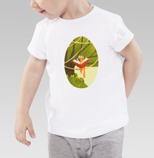 Фотография футболки Кот на дереве