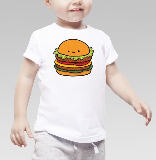 Фотография футболки Гамбургер бургер фастфуд еда