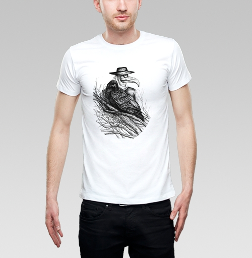 Фотография футболки Ворона и доктор чума