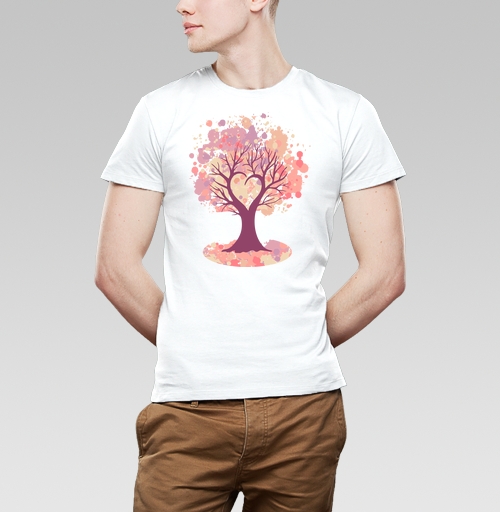Фотография футболки Дерево-сердце
