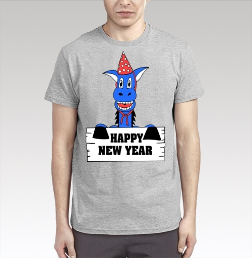 Фотография футболки Happy new year (С Новым годом).