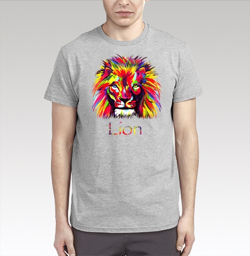 Фотография футболки Животное лев.