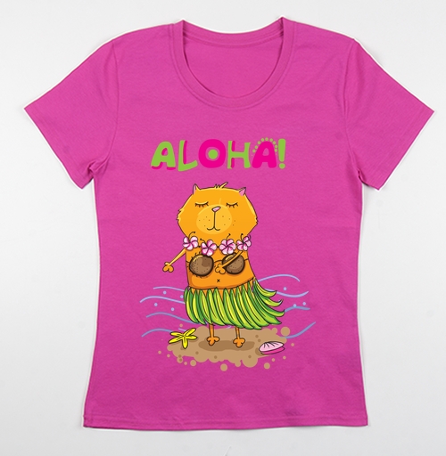 Фотография футболки Aloha!