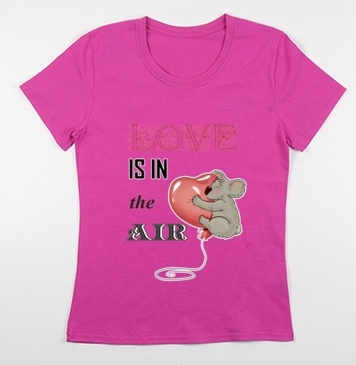 Фотография футболки Любовь в воздухе