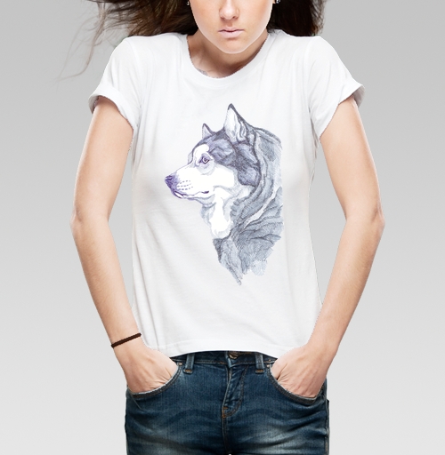 Фотография футболки Аляскинский маламут