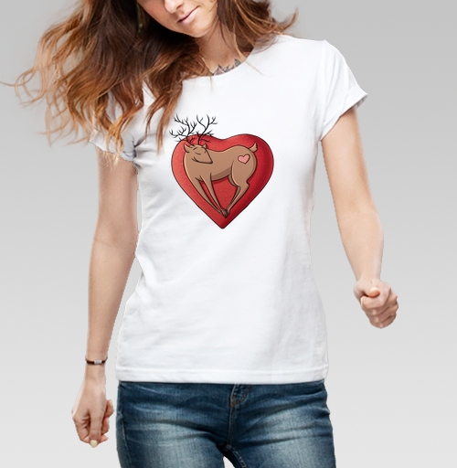 Фотография футболки Олень любви