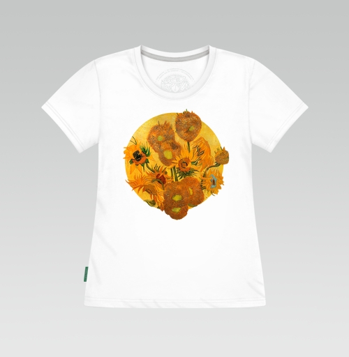 Фотография футболки Подсолнухи. Ван Гог