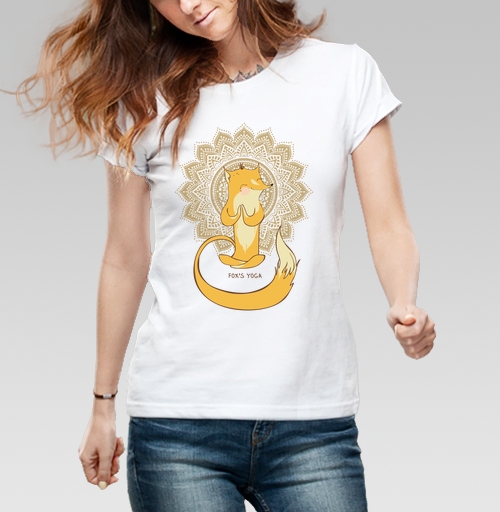 Фотография футболки Лисья йога