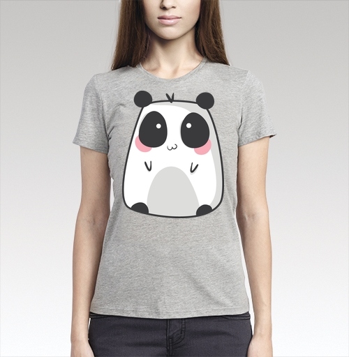 Фотография футболки Панда кавайная