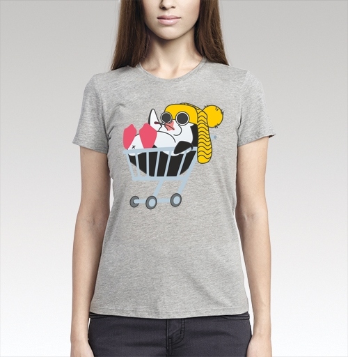 Фотография футболки Безмятежный пингвин