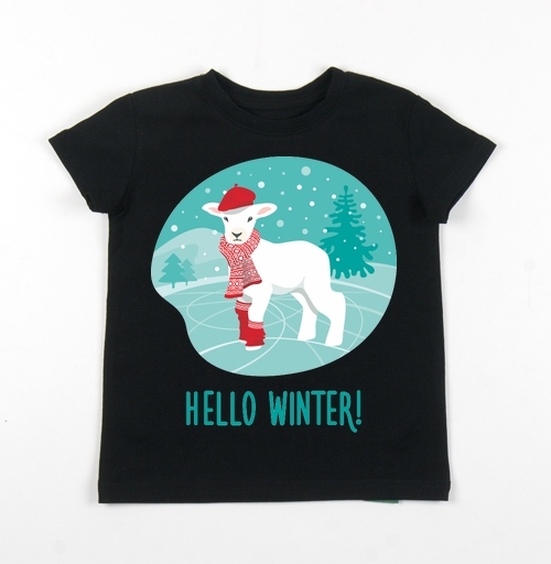 Фотография футболки Привет, зима!