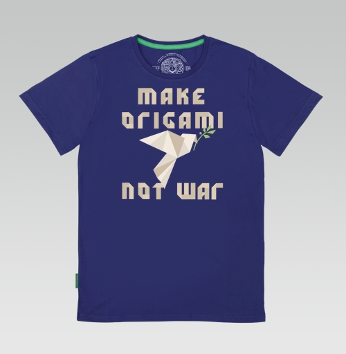 Фотография футболки Оригами голубь мира