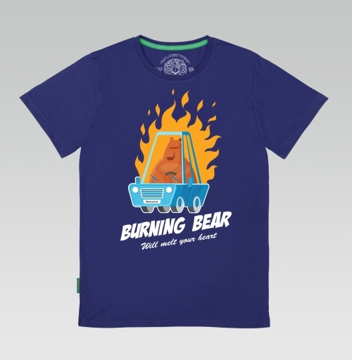 Фотография футболки Горящий медведь