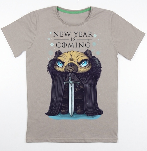 Фотография футболки Дозорный новогодний пес