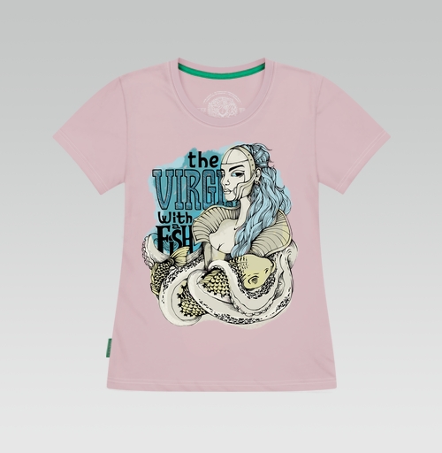 Фотография футболки Virgin with a fish