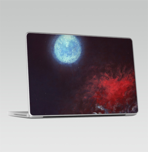 Наклейка на Ноутбук Macbook Pro 2008-2013 – Macbook Pro Космос,  купить в Москве – интернет-магазин Allskins, космос, луна, вселенная, звезда