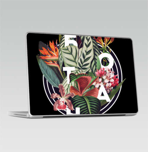 Наклейка на Ноутбук Macbook Pro 2008-2013 – Macbook Pro Ботан тропики,  купить в Москве – интернет-магазин Allskins, лето, тропики, растение, цветы