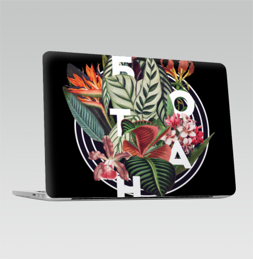 Наклейка на Ноутбук Macbook Pro 2013-2015 – Macbook Retina Pro Ботан тропики,  купить в Москве – интернет-магазин Allskins, лето, тропики, растение, цветы