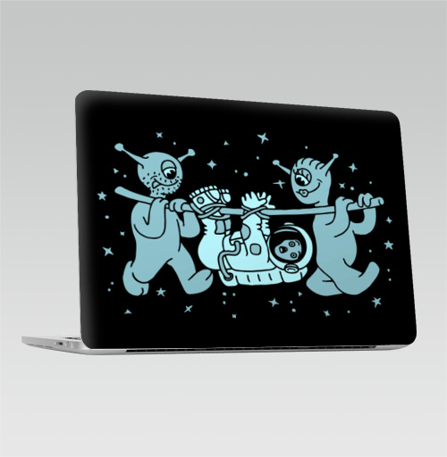 Наклейка на Ноутбук Macbook Pro 2016-2018 – Macbook Pro Touch Bar ТРОФЕЙ,  купить в Москве – интернет-магазин Allskins, космос, астронавт, охота, звезда