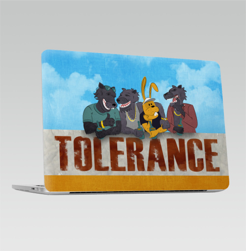 Наклейка на 2016-2018 – Macbook Pro Touch Bar Толерантность - купить в интернет-магазине Мэриджейн в Москве и СПБ