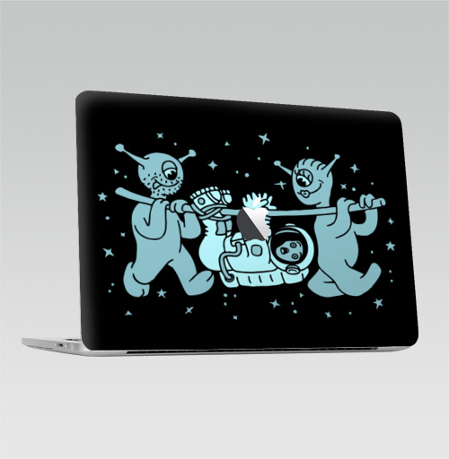 Наклейка на Ноутбук Macbook Pro 2016-2018 – Macbook Pro Touch Bar (с яблоком ) ТРОФЕЙ,  купить в Москве – интернет-магазин Allskins, космос, астронавт, охота, звезда