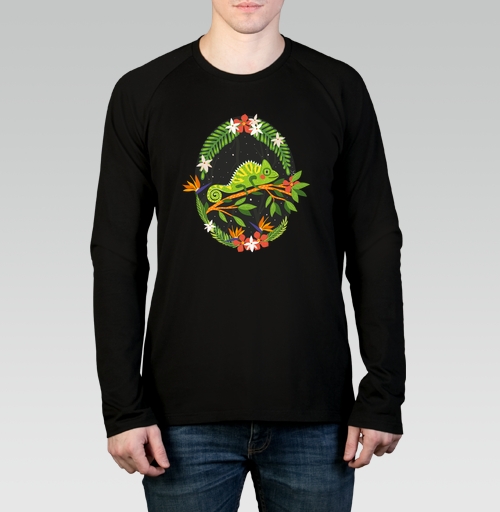 Фотография футболки Тропический хамелеон