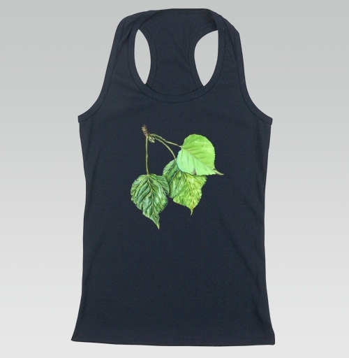 Фотография футболки Листья тополя