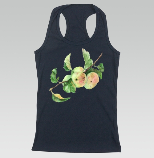 Фотография футболки Ветка с яблоками