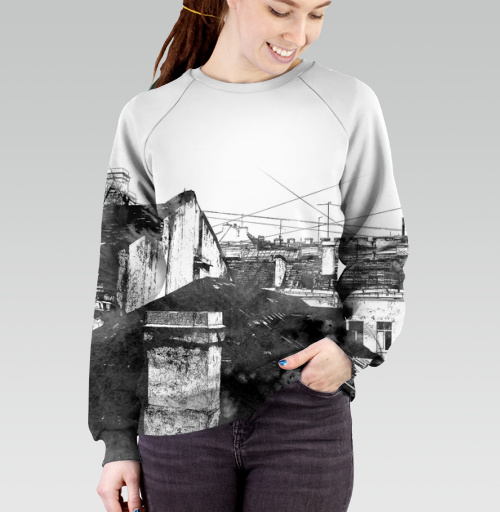 Фотография футболки Туманный город