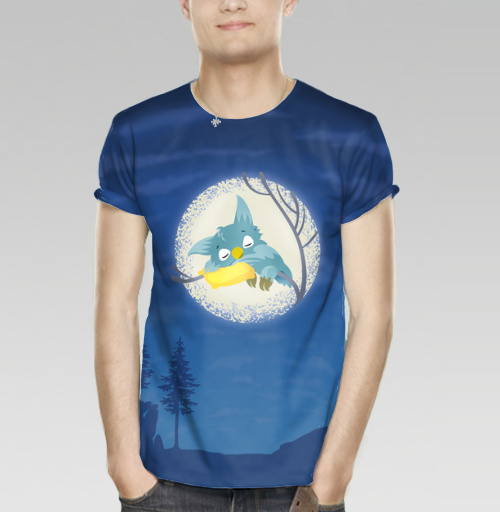 Фотография футболки Спящая сова