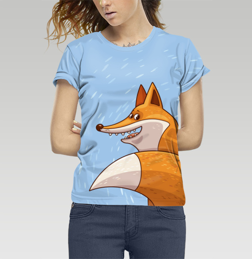 Фотография футболки Весенняя лиса