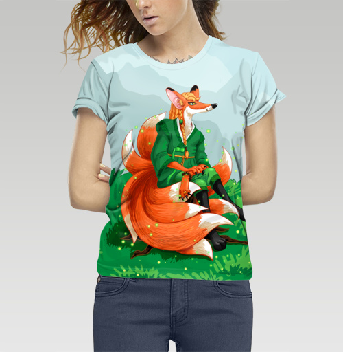 Фотография футболки Девятихвостая лиса кумихо