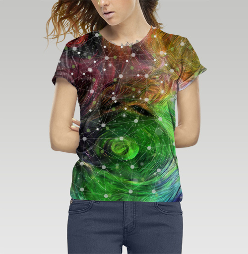 Фотография футболки Обитаемый космос. Туманность