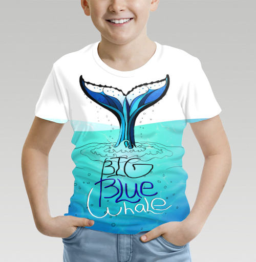 Фотография футболки Большой кит