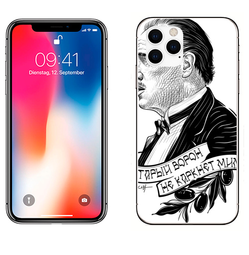 Наклейка на Телефон Apple iPhone 11 PRO Старый ворон не каркнет мимо,  купить в Москве – интернет-магазин Allskins, мотивация, мафия