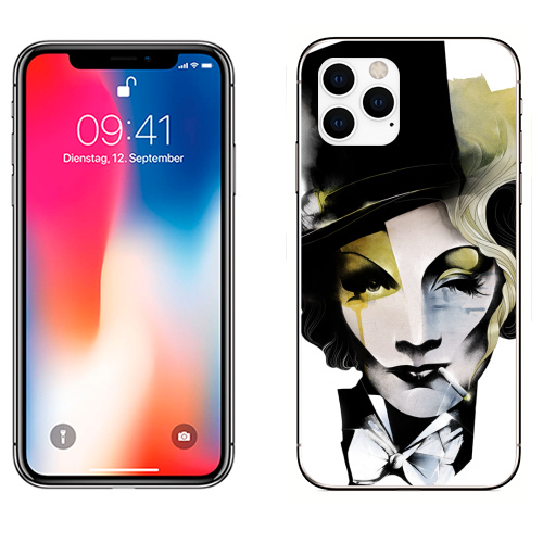 Наклейка на Телефон Apple iPhone 11 PRO Dietrich,  купить в Москве – интернет-магазин Allskins, лицо, девушка, кино, 300 Лучших работ