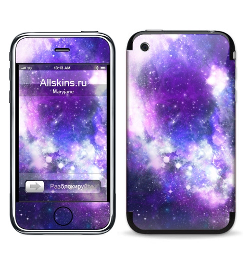 Наклейка на Телефон Apple iPhone 3G, 3Gs Ты просто космос, детка,  купить в Москве – интернет-магазин Allskins, космический, звезда, звездноенебо, звезднаяночь, паттерн, космос