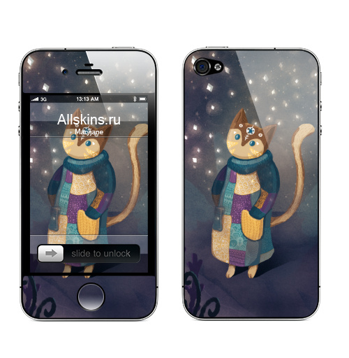 Наклейка на Телефон Apple iPhone 4S, 4 Никогда не переставай мечтать,  купить в Москве – интернет-магазин Allskins, мечта, надписи, космос, кошка, мтоивация, надписи на английском