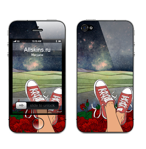 Наклейка на Телефон Apple iPhone 4S, 4 We need a Doctor,  купить в Москве – интернет-магазин Allskins, доктор, природа, графика, космос, кеды, цветы, 300 Лучших работ