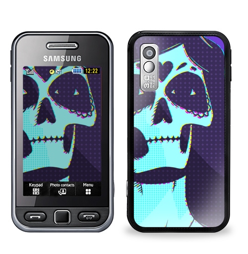 Наклейка на Телефон Samsung GT-S5230 Star Мертвая невеста,  купить в Москве – интернет-магазин Allskins, мертвец, любовь, девушка, невеста, череп, скелет, мертвый, Мексика, поп-арт