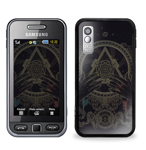 Наклейка на Телефон Samsung GT-S5230 Star Искусство равновесия,  купить в Москве – интернет-магазин Allskins, жук, скарабей, египет, графика, Крылья