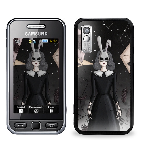 Наклейка на Телефон Samsung GT-S5230 Star Мои воздушные змеи,  купить в Москве – интернет-магазин Allskins, ночь, девушка, воздушныйзмей, птицы, звезда, платье