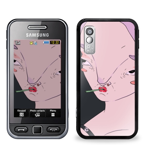 Наклейка на Телефон Samsung GT-S5230 Star Пузырик,  купить в Москве – интернет-магазин Allskins, девушка, глаз, лицо