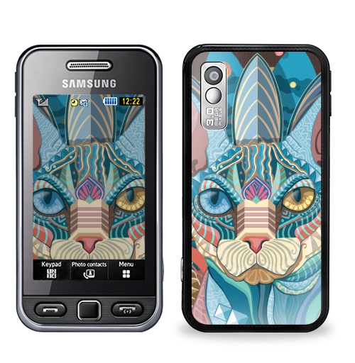 Наклейка на Телефон Samsung GT-S5230 Star Немного Мехикано Космо котЭ,  купить в Москве – интернет-магазин Allskins, милые животные, космос, оригинально, животные, графика, кошка, Сфинкс
