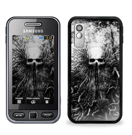 Наклейка на Телефон Samsung GT-S5230 Star Lovecraftian,  купить в Москве – интернет-магазин Allskins, череп, щупальца, тентакли, графика, хэллоуин, смерть