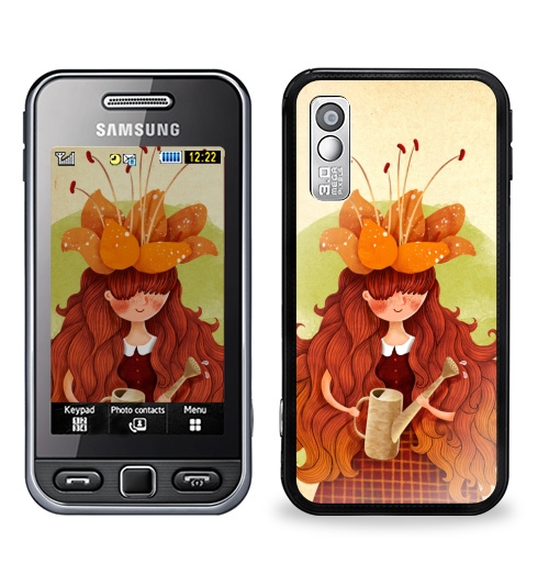 Наклейка на Телефон Samsung GT-S5230 Star Фантазёрка,  купить в Москве – интернет-магазин Allskins, фантазия, цветы, лилосы, добрая, яркий, детские, идея