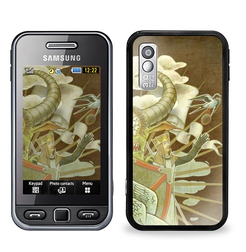 Наклейка на Телефон Samsung GT-S5230 Star По следам монти пайтона,  купить в Москве – интернет-магазин Allskins, заяц, классика, персонажи, рыцарь, ласточки