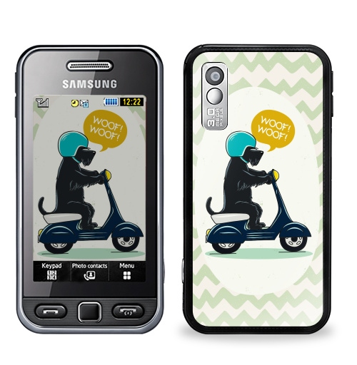 Наклейка на Телефон Samsung GT-S5230 Star Скотч терьер на мопеде,  купить в Москве – интернет-магазин Allskins, милые животные, скотч, терьер, собаки, персонажи, мотоцикл, мопед, мило, животные