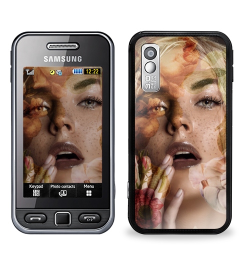 Наклейка на Телефон Samsung GT-S5230 Star Осенняя девушка,  купить в Москве – интернет-магазин Allskins, осень, девушка, фотография