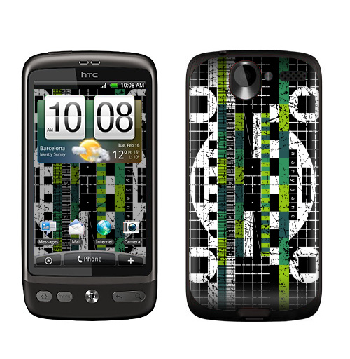 Наклейка на Телефон HTC HTC Desire Настроение,  купить в Москве – интернет-магазин Allskins, черный, зеленый, сетка, телевизор, maryjane, белый, 300 Лучших работ